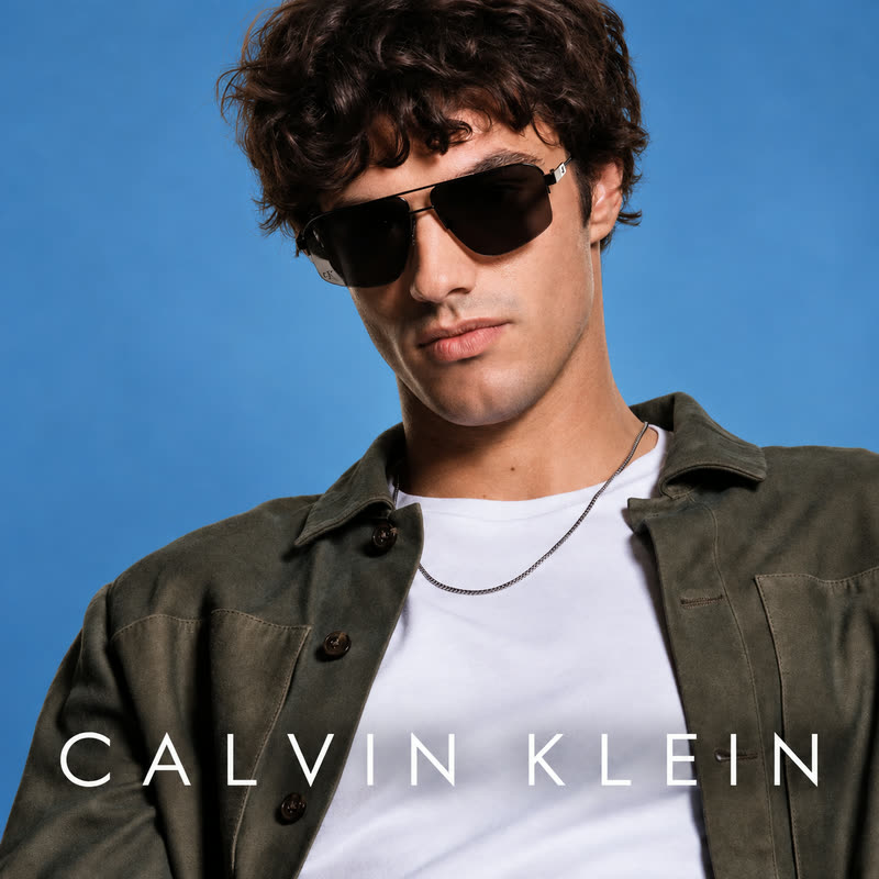 Calvin Klein eyewear, campaign image