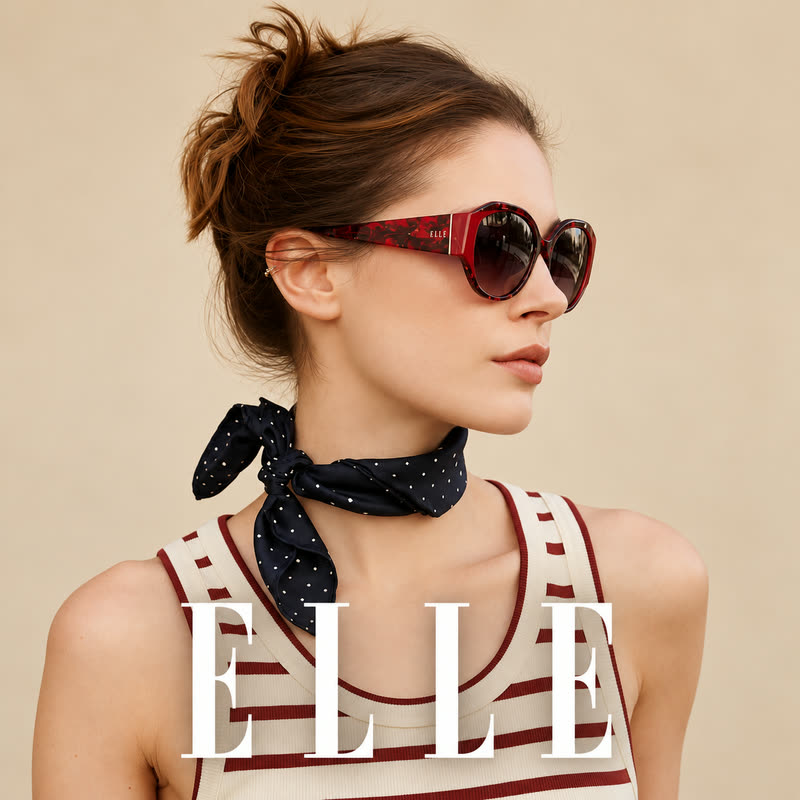 Elle eyewear, campaign image
