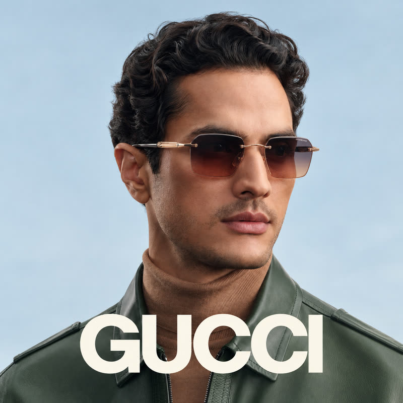 Gucci eyewear, campaign image