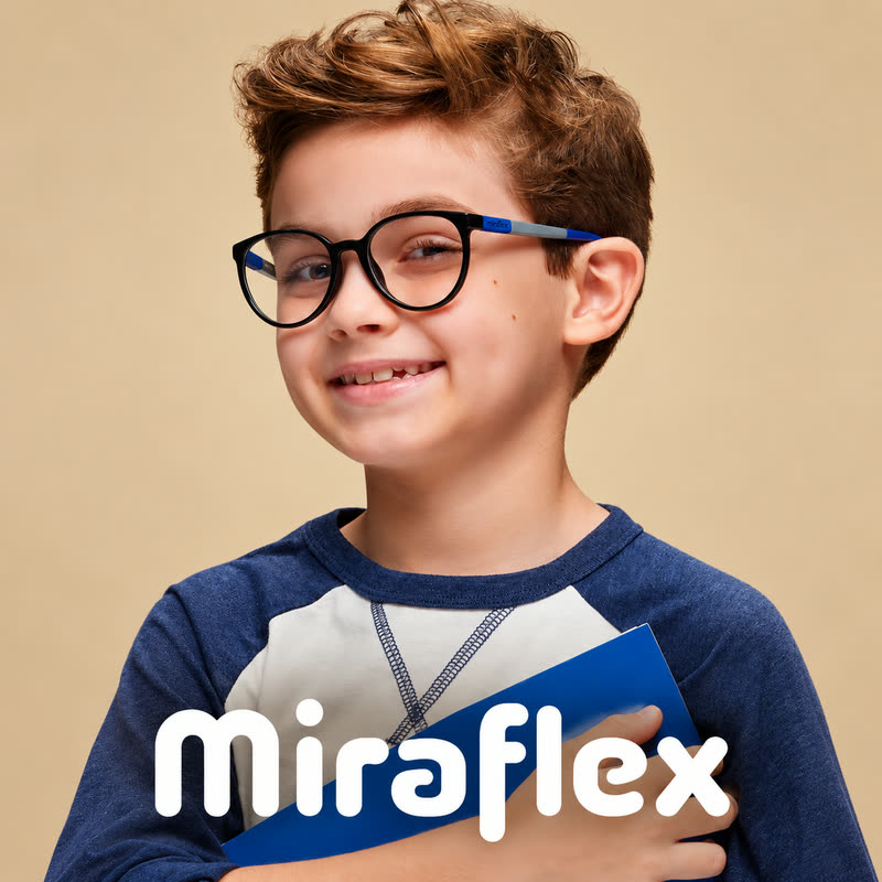 Mira Flex eyewear, campaign image