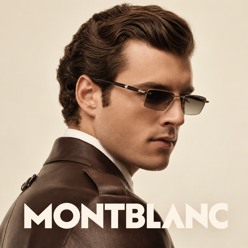 Montblanc eyewear, campaign image
