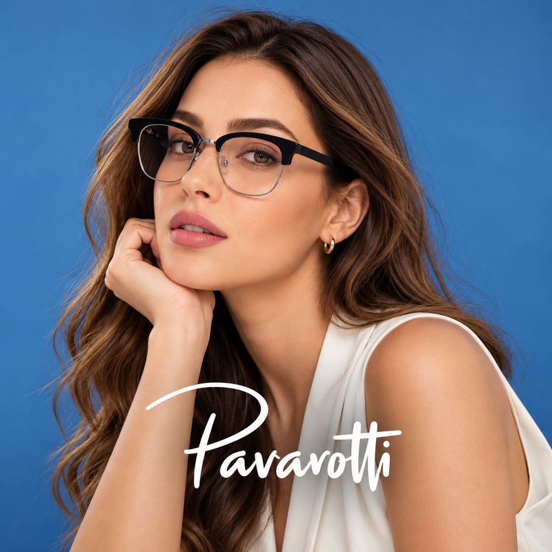 Pavarotti eyewear, campaign image