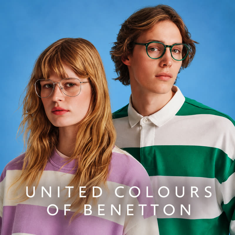 United Colors of Benetton eyewear, campaign image
