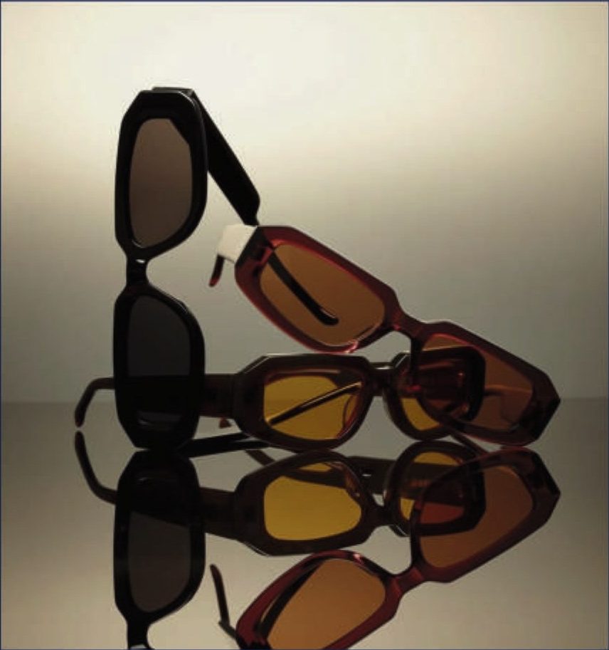 Amber tinted lenses in a range of frames