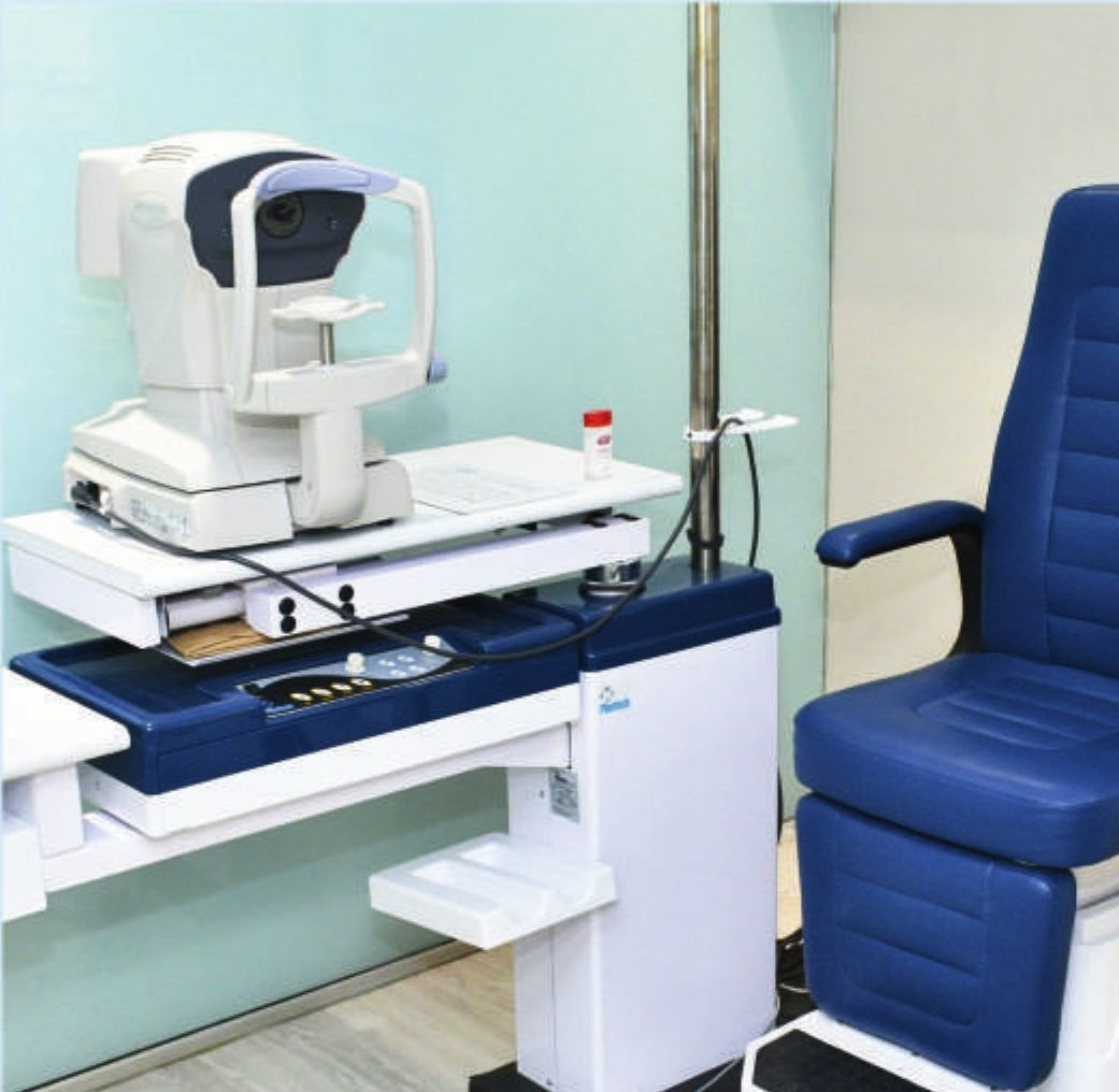 The testing room